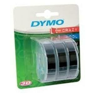 Ruban Laminé pour Etiqueteuses Dymo 84773 9 mm x 3 m Noir Blanc (5 Unités)