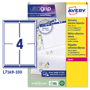 Etiquettes pour Imprimante Avery L7169 Blanc 100 Volets 99,1 x 139 mm (5 Unités)