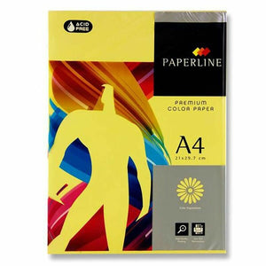 Druckerpapier Fabrisa Paperline Premium A4 80 g/m² 500 Bettlaken Gelb (5 Stück)