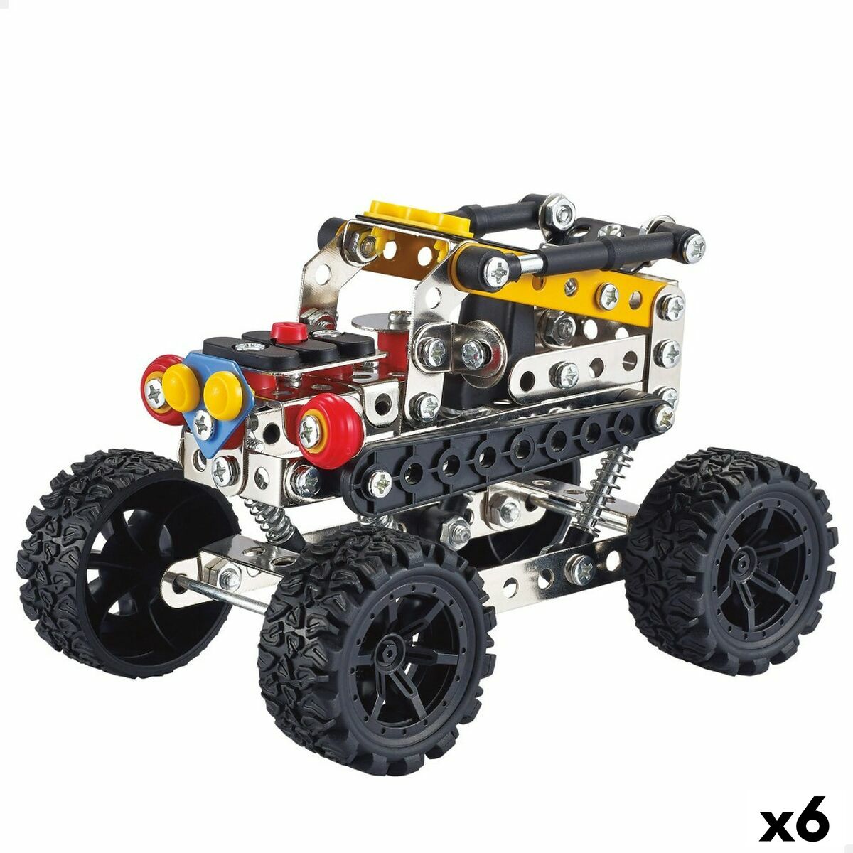 Set de construction Colorbaby Smart Theory Mecano Monster Car Voiture 201 Pièces (6 Unités)