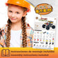 Set de construction Colorbaby Smart Theory Mecano Monster Car Voiture 201 Pièces (6 Unités)