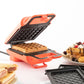 2-in-1 Waffle and Sandwich Maker with Recipes Wafflicher InnovaGoods