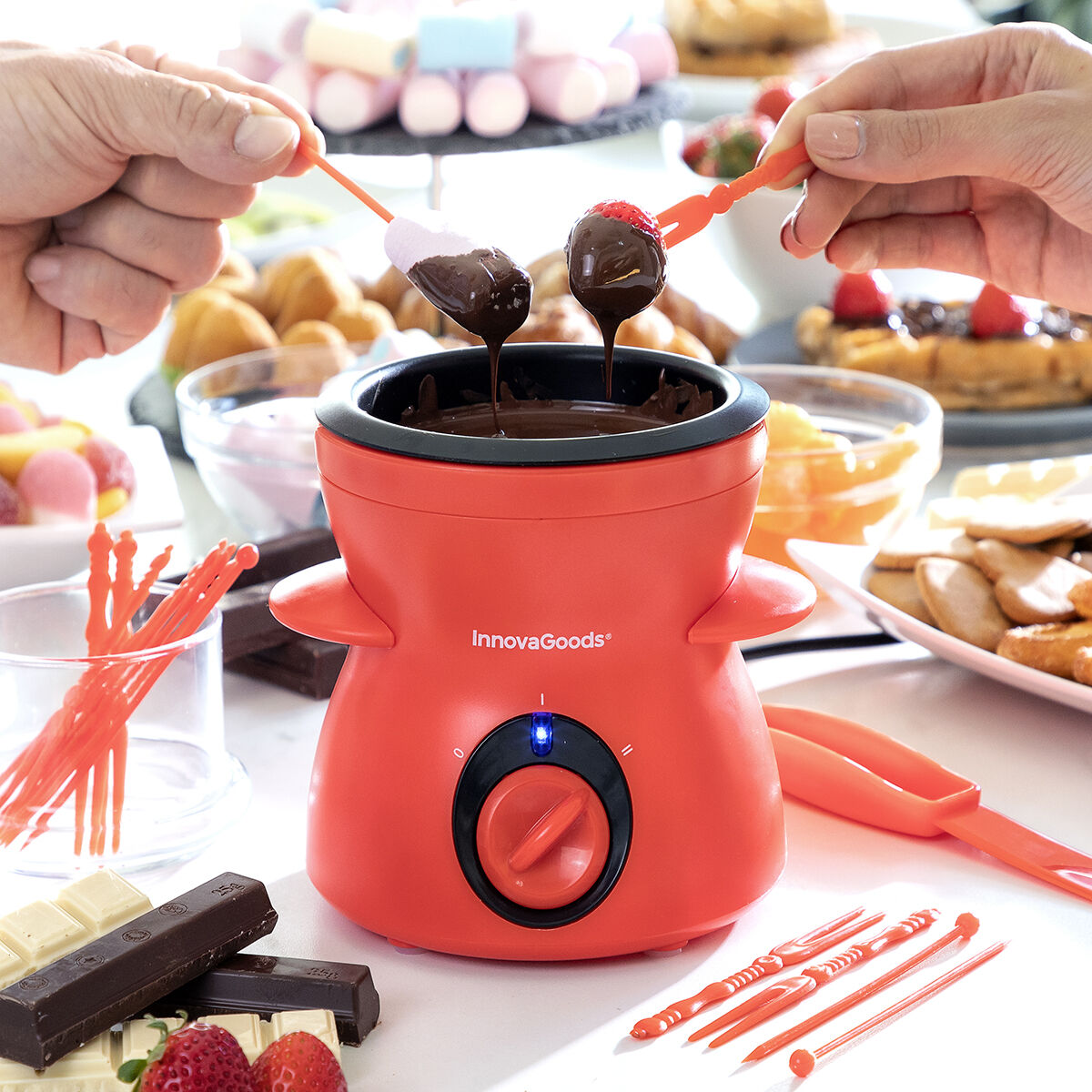 Fondue au Chocolat avec Accessoires Fonlat InnovaGoods