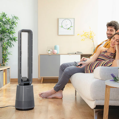 Ventilateur Sans Pales avec Filtre Purificateur et Télécommande Bloho InnovaGoods