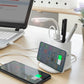 5-in-1 Wireless Charger with Organiser-Stand and USB LED Lamp DesKing InnovaGoods RIV001 (Refurbished A)