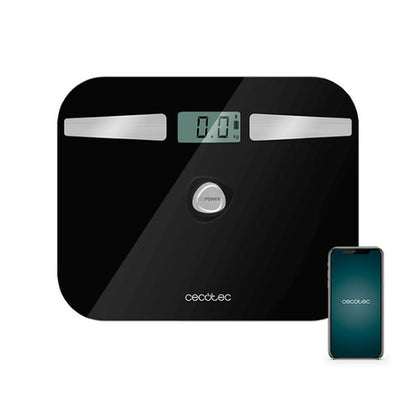 Balance Numérique de Salle de Bain Cecotec EcoPower 10200 Smart Healthy LCD Bluetooth 180 kg Noir